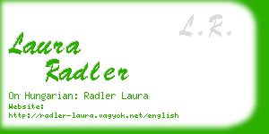 laura radler business card